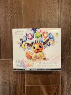 Prismatic Evolutions Pokemon Center Elite Trainer Box PC ETB Sealed - DESC DMG - Image 1