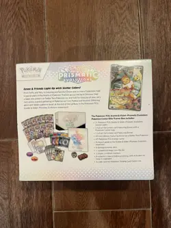 Prismatic Evolutions Pokemon Center Elite Trainer Box PC ETB Sealed - DESC DMG - Image 2