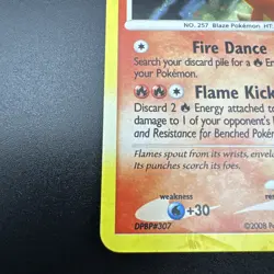 Pokemon TCG - Blaziken Lv.56 - 1/106 - Rare Holo - Great Encounters MP - Image 3