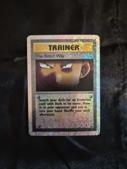 Pokemon Trainer The Boss's Way 105/110 Legendary Collection Reverse Holo - Image 1