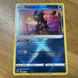 Radiant Greninja 046/189 Pokemon TCG Radiant Rare SWSH10: Astral Radiance NM - Image 1