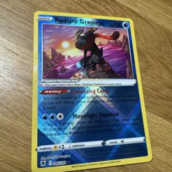 Radiant Greninja 046/189 Pokemon TCG Radiant Rare SWSH10: Astral Radiance NM - Image 2