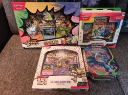 Pokemon Lot. 151 Alakazam, 1st Partner Illustration & Ascended Heroes Pin Boxes. - Image 1