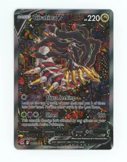 Giratina V 186/196 Ultra Rare Lost Origin Pokemon Near Mint - Image 1