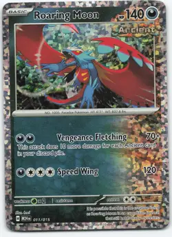 Roaring Moon 011/015 Promo Holo McDonald's Promos 2024 NM Pokemon - Image 1