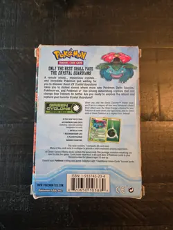 Pokemon EX Crystal Guardians Green Cyclone Theme Deck (open box-sealed contents) - Image 2