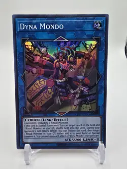 x1 Dyna Mondo - OP25-EN008 - Super Rare - 1st Edition Yu-Gi-Oh! M/NM - Image 1