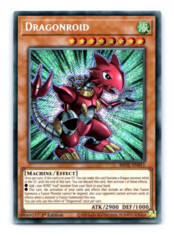 Dragonroid - BROL-EN011 - Secret Rare 1st Edition Yugioh - Image 1
