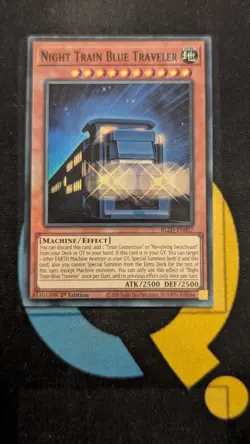 BLZD-EN007 Night Train Blue Traveler Super Rare 1st Ed YuGiOh - Image 1
