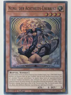 Nunu, der Achtheits-Uberrest ANGU-DE001 Super Rare DE NM YUGIOH - Image 1