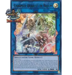 Yugioh! 1x Charmer Quartet in Bloom BLZD-EN050 Ultra Rare 1st Ed NM - Image 1