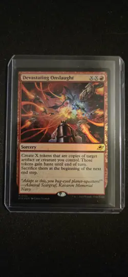 x1 Devastating Onslaught - Foil M MTG Edge of Eternities M/NM, English - Image 1