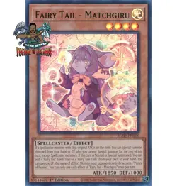 Yugioh! 1x Fairy Tail - Matchgiru BLZD-EN016 Ultra Rare 1st Ed NM - Image 1