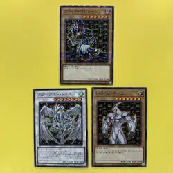 Yugioh Coco's Promo CCC1 Normal Parallel 3 Card Complete Dark Magician CCC1-01 - Image 1
