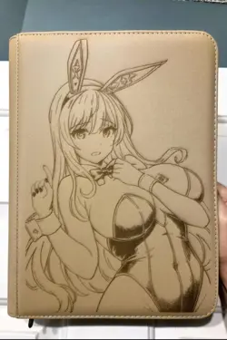 Noir Nikke Goddes Weiss Schwarz Bunny 9 Pocket Trading card Binder Made To Order - Image 3
