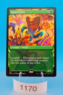 MTG Lotus Cobra (Showcase) Zendikar Rising Regular #307 - Image 1