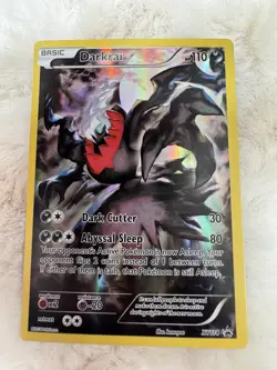 Darkrai XY114 Holo Black Star Promo Card NM Condition - Image 1