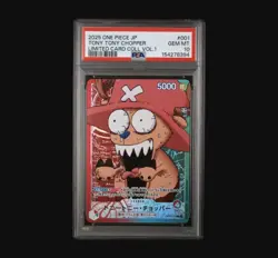 2025 ONE PIECE JAPANESE LIMITED CARD COLLECTION VOL.1 TONY TONY CHOPPER PSA 10 - Image 1