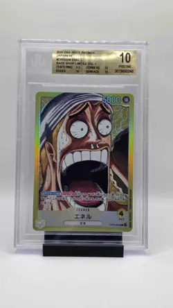 Enel OP05-098 One Piece Base Shop Promo Card Collection #098 Pristine BGS 10 - Image 1