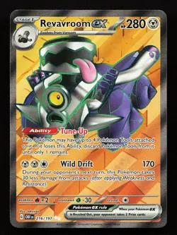 Revavroom ex 216/197 Ultra Rare Obsidian Flames Pokemon Card - Image 1