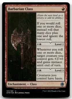 Barbarian Class #131 (Foil) (NM) Forgotten Realms AFR Magic MTG - Image 1