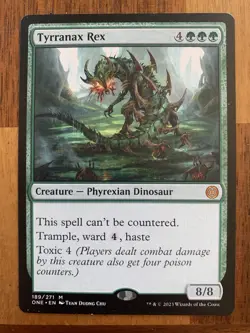 Wizards of the Coast Tyrranax Rex Mythic Creature Foil Phyrexia All Will Be One… - Image 1