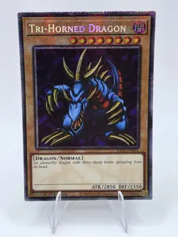 Tri-Horned Dragon 1st Edition Starlight Rare RA05-EN001 Yu-Gi-Oh! - Image 1
