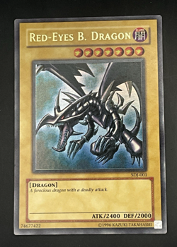 Yu-Gi-Oh! Red-Eyes B. Dragon SDJ-001 Ultra Rare - LP - Starter Deck Joey - Image 1