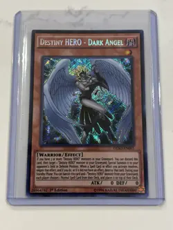 Destiny HERO - Dark Angel DESO-EN005 Yugioh TCG Secret Rare LP - Image 1