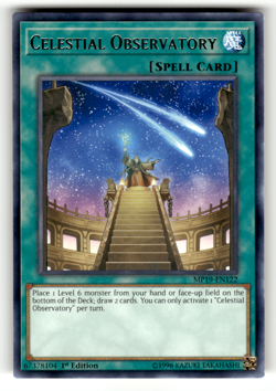Celestial Observatory MP19-EN122 Rare 2019 Gold Sarcophagus Tin Mega Pack LP - Image 1