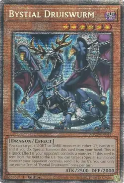 Yugioh! Bystial Druiswurm - MP25-EN044 - Starlight Rare - 1st Edition Near Mint, - Image 1