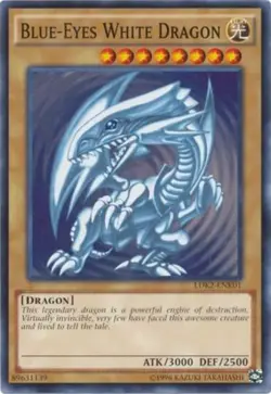 Yugioh! MP Blue-Eyes White Dragon (SDK art) - LDK2-ENK01 - Common - Unlimited E - Image 1