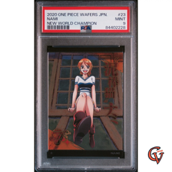 PSA 9 One Piece Nami Wafers New World Champion No.4-23 2020 - Image 1