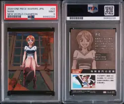PSA 9 One Piece Nami Wafers New World Champion No.4-23 2020 - Image 4