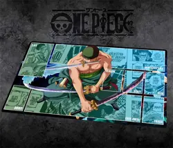 One Piece Playmat Roronoa Zoro OPCG TCG CCG Pad Card Game Play Mat Mousepad - Image 1