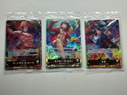 3 Card Sabo Ace Luffy ST13-001-002-003 Seven Eleven PROMO ONE PIECE Card Sealed - Image 1