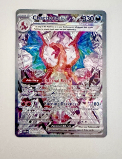 Pokemon Charizard EX 2023 Obsidian Flames 223/197 ungraded charizard card - Image 1