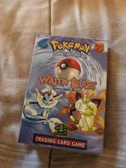 Factory Sealed Pokemon Water Blast Jungle Theme Deck Trading Cards 742818060691 - Image 1