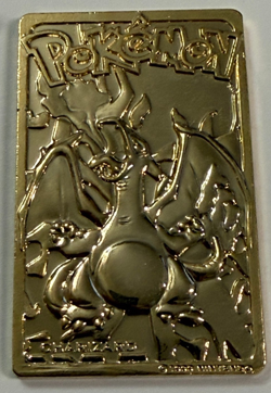1999 Burger King Pokemon Charizard #06 23K Gold Plated Card & COA - Image 2