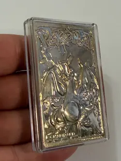 1999 Burger King Pokemon Charizard #06 23K Gold Plated Card & COA - Image 5