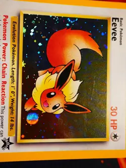 MP Pokemon EEVEE Card BLACK STAR PROMO Set #11 HOLO Foil League WOTC#7 - Image 4