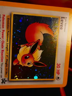 MP Pokemon EEVEE Card BLACK STAR PROMO Set #11 HOLO Foil League WOTC#8 - Image 3