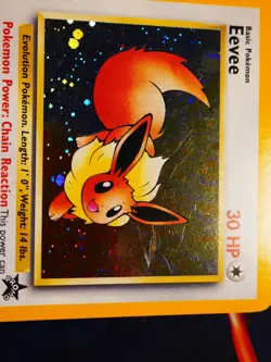 MP Pokemon EEVEE Card BLACK STAR PROMO Set #11 HOLO Foil League WOTC#8 - Image 4
