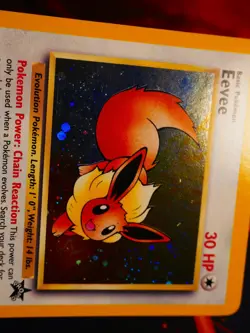 MP Pokemon EEVEE Card BLACK STAR PROMO Set #11 HOLO Foil League WOTC#4 - Image 3