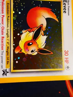 MP Pokemon EEVEE Card BLACK STAR PROMO Set #11 HOLO Foil League WOTC#6 - Image 5