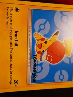LP/NM Pokemon ASH'S PIKACHU Card BLACK STAR PROMO Set SM114 I Choose You Movie#1 - Image 4