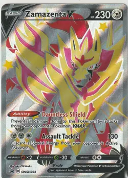 Zamazenta V (Shiny) SWSH: Sword & Shield Promo Cards SWSD SWSH293 NM - Image 1