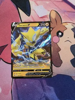 Pokemon Zeraora v Holo Ultra Rare Card 053/198 Chilling Reign - Image 1