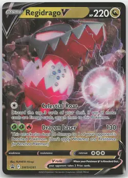 Regidrago V - Promo SWSH: Sword & Shield Promo Cards SWSH281 NM - Image 1