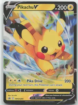 Pikachu V - Promo SWSH: Sword & Shield Promo Cards SWSH285 NM - Image 1